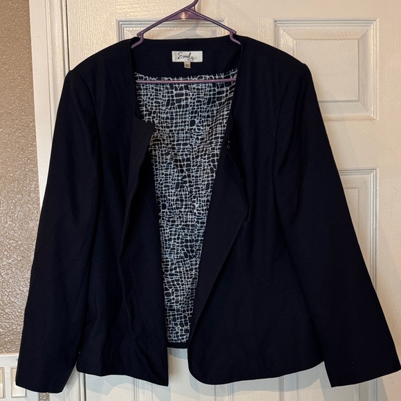Emily... Jackets & Blazers - Emily Elegant Black Women's Jacket